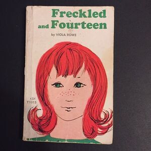 Antique Book Freckles and fourteen, paperback